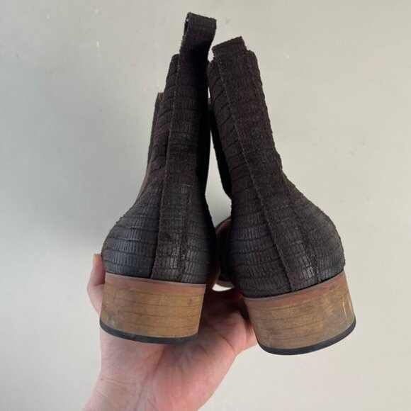 STEVE MADDEN Men's PATERSON BROWN SUEDE BOOTS Western Shoes 11 M Chelsea - Picture 7 of 12